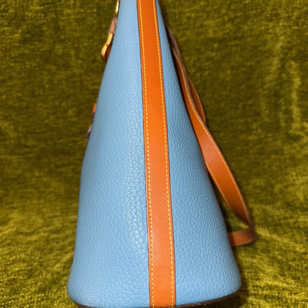 Dooney and Bourke R172 North South Tote in Mediterranean Blue - Picture 5 of 14